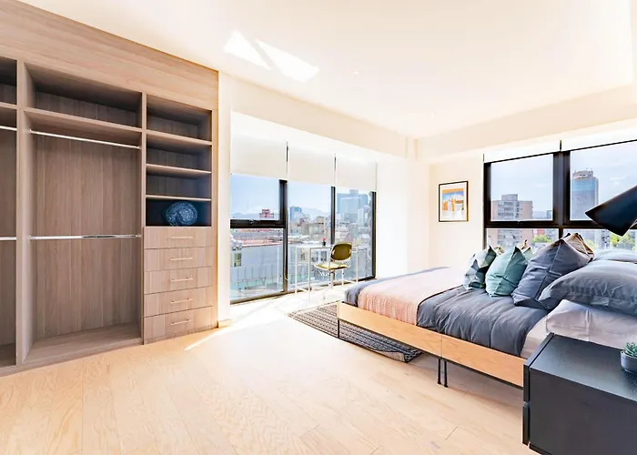 New La Roma Penthouse 100m2 Terrace Pool And Gym Mexico City
