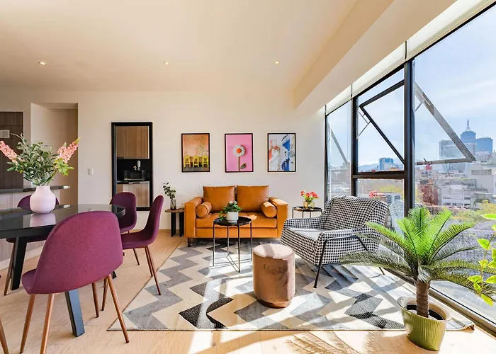 Holiday home New La Roma Penthouse 100m2 Terrace Pool And Gym Mexico City