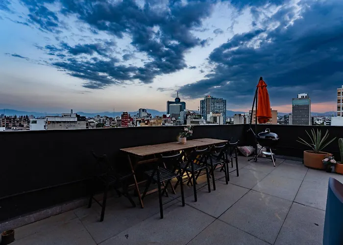 New La Roma Penthouse 100m2 Terrace Pool And Gym * Mexico City